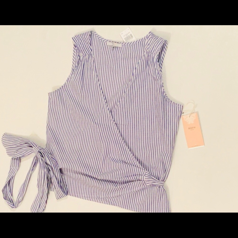 Striped Sleeveless Shirt